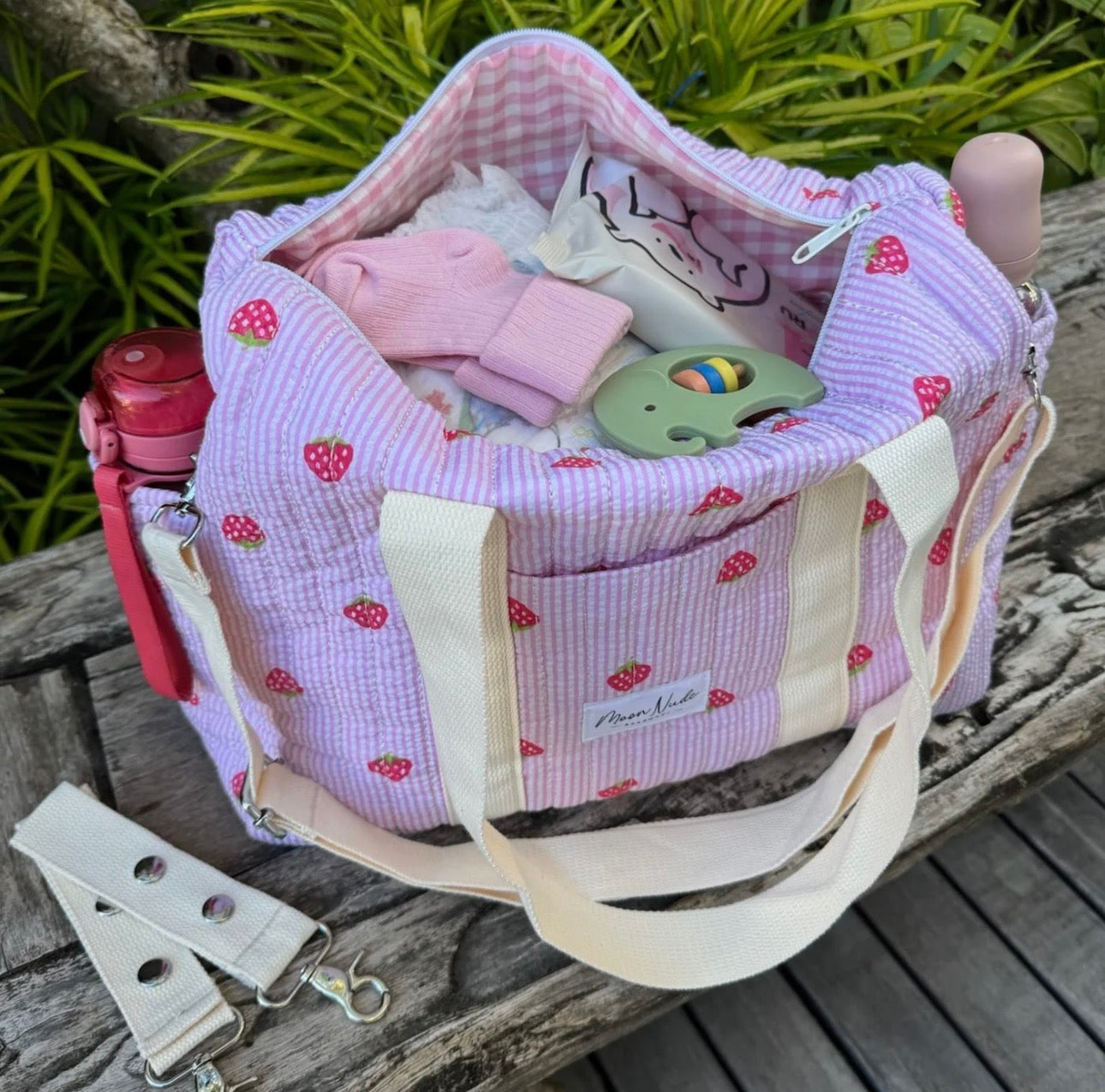 Pre-Order Strawberry Diaper Bag