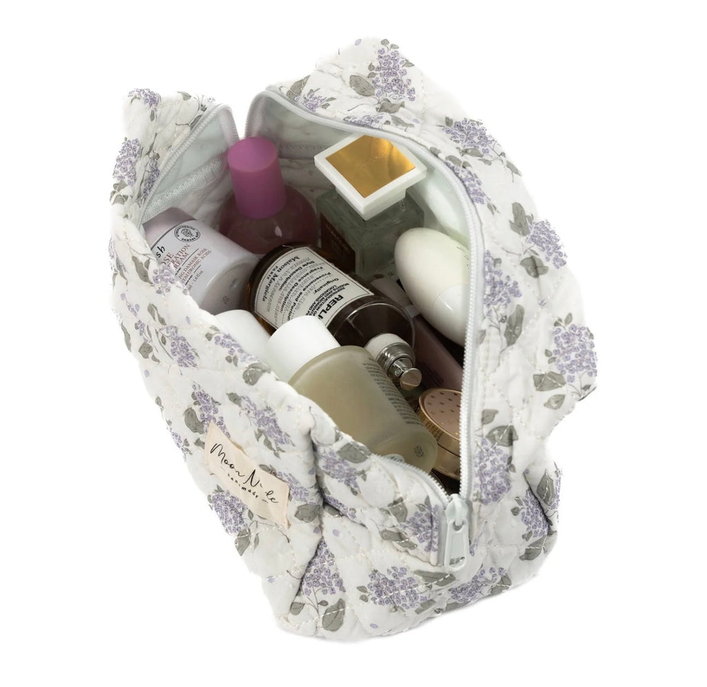 Lilac Large Makeup Bag