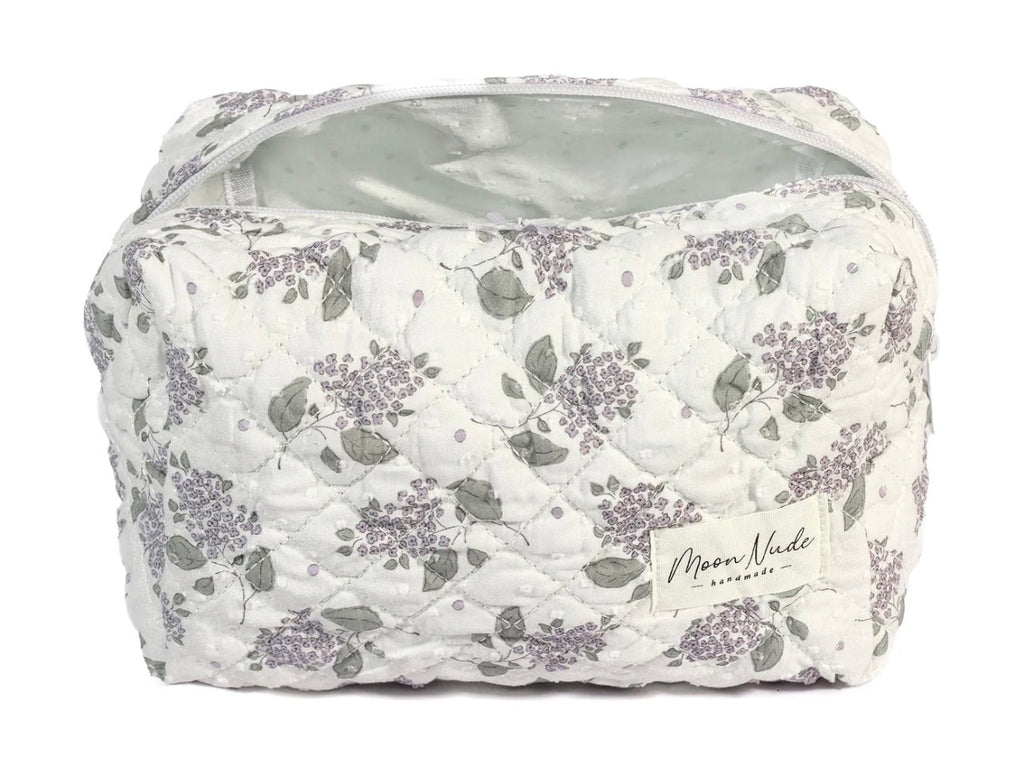 Lilac Large Makeup Bag