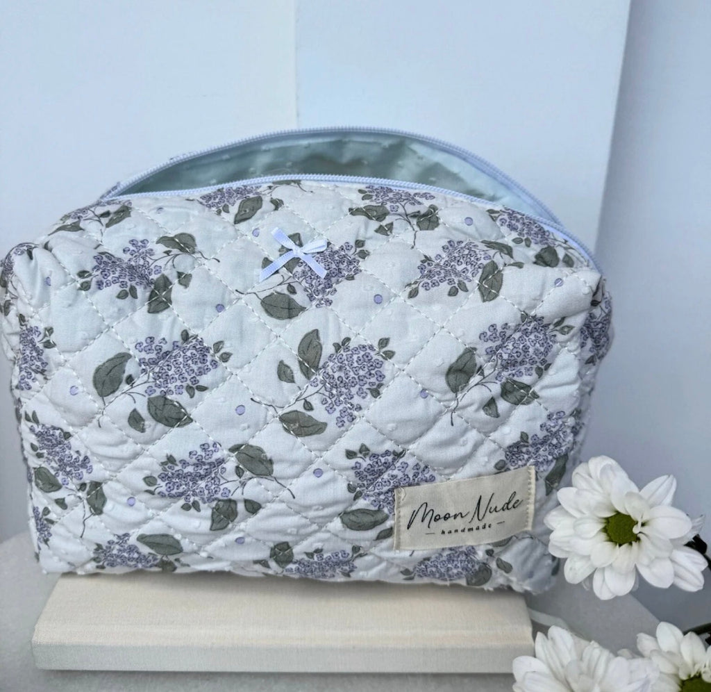 Lilac Large Makeup Bag