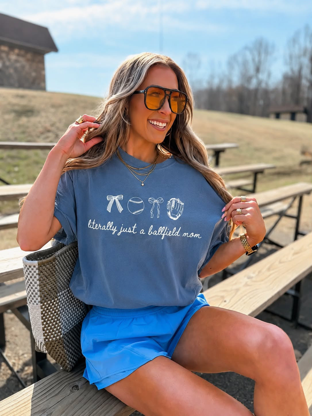 Ball field Mom Tee